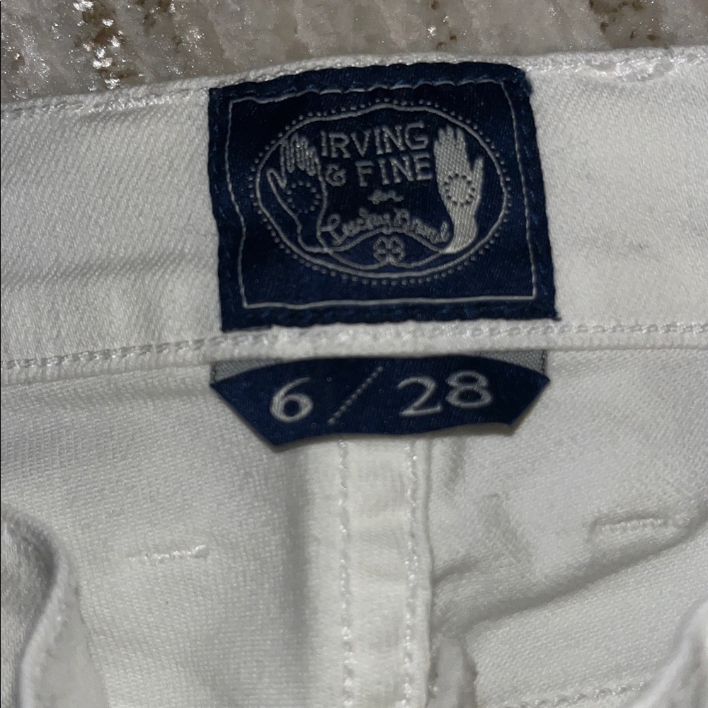Lucky Brand Charlie Capri Embroidered Jeans size 6/28 - Picture 8 of 12